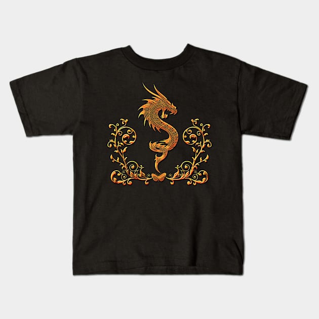 Awesome dragon Kids T-Shirt by Nicky2342